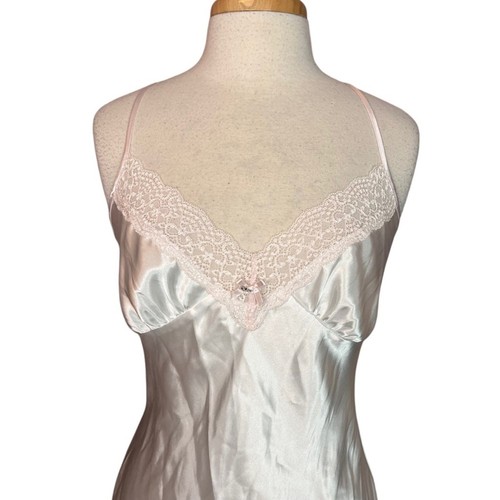 Linea Donatella Ivory 2 Pc Short Chemise & Robe Set Womens Medium New With Tags - Picture 6 of 13