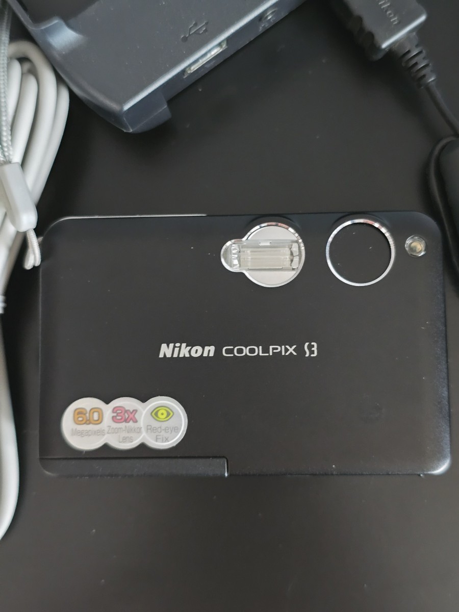 Nikon COOLPIX S3 6.0MP Digital Camera TESTED WORKS With CHARGER | eBay
