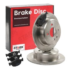 Bremsenset Bremsscheiben +Bremsbeläge Hinten für BMW 3 Cabrio (E30) 258mm