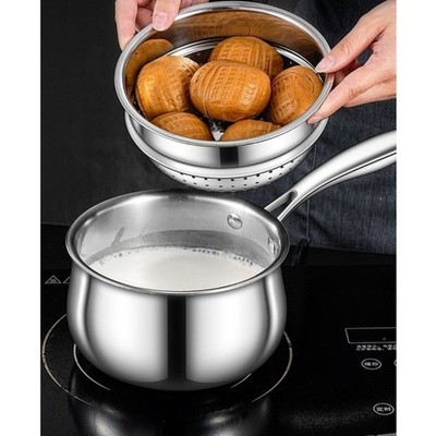Compact Non-stick Small Milk Pot for Heating and Daily Cook