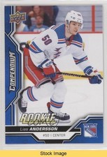 2018-19 Upper Deck Compendium Rookies Blue Lias Andersson #866 READ a4m