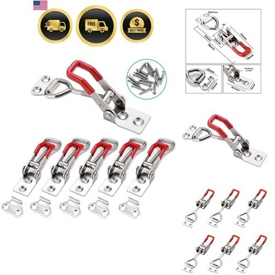 6-Pack 4001 330Lbs Holding Capacity Adjustable Toggle Latch Clamp Smoker Latc...