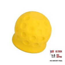 Universal Trailer Hitch Ball Cover Waterproof Dustproof 50mm ID Yellow for