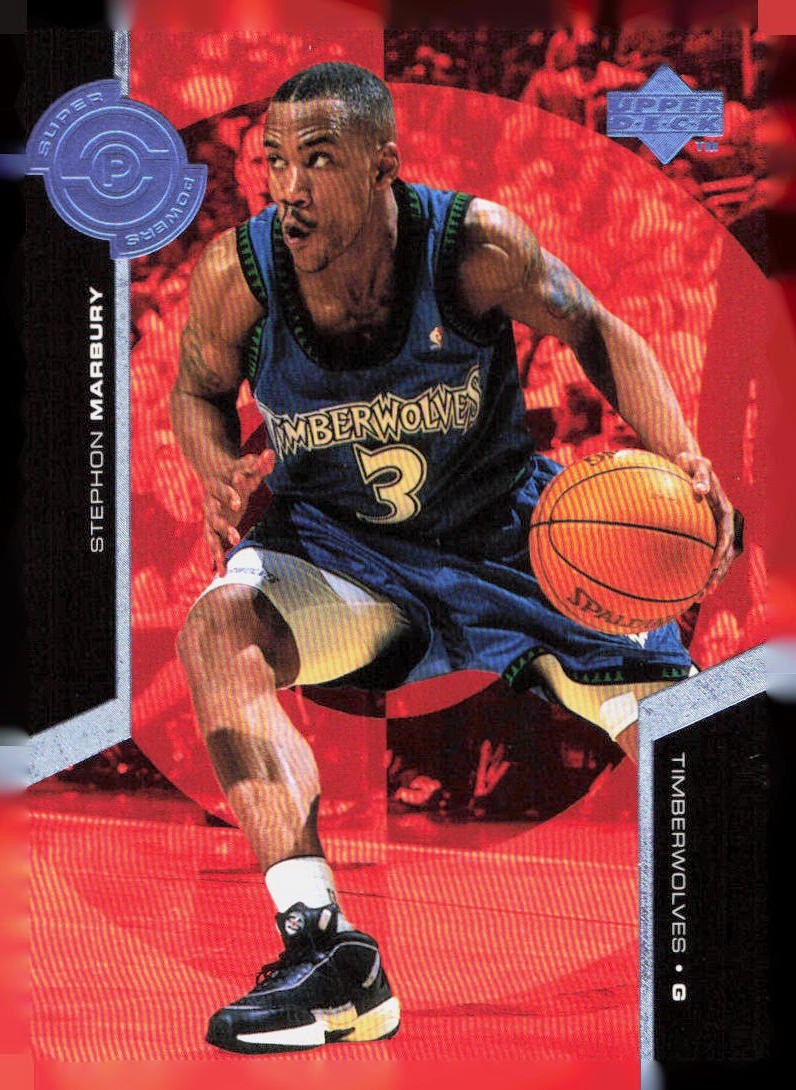 1998-99 Upper Deck #S16 Stephon Marbury Super Powers (B111)