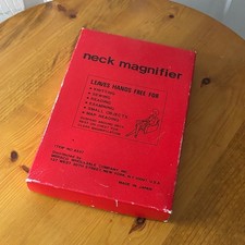 Vintage Glass/Plastic Clear Neck Magnifier