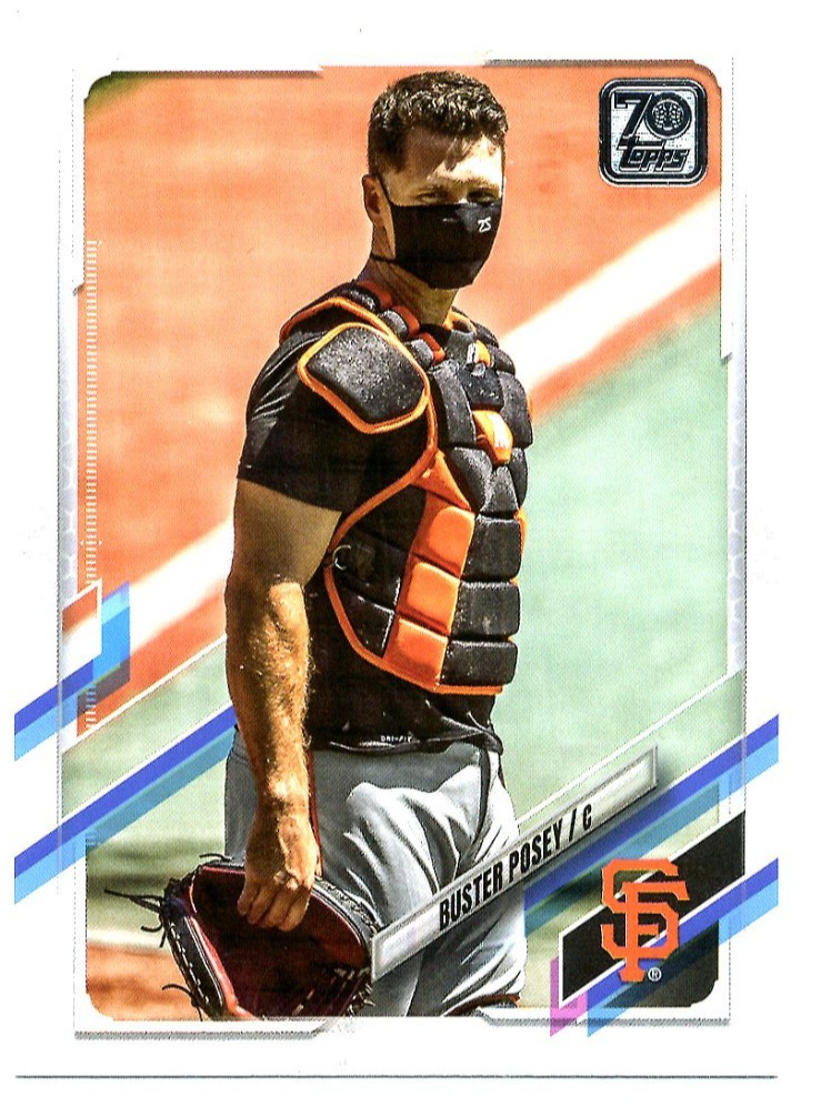 2021 Topps 301 Buster Posey SP Image Variation