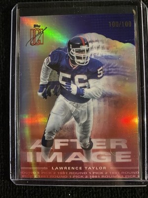 SIGNATURE CLASS LAWRENCE TAYLOR 2024 TOPPS AFTER IMAGE 100/100 NEW YORK GIANTS 