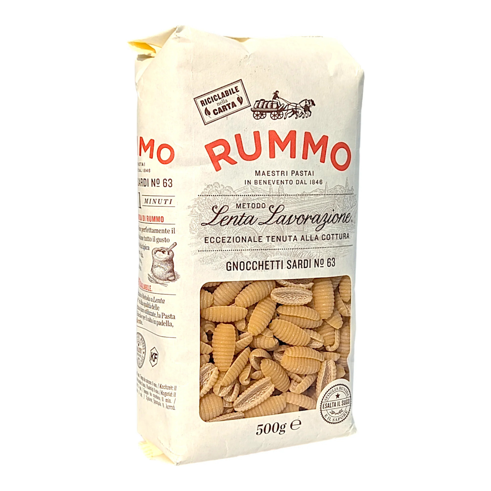 Rummo Gnocchetti Sardi Pasta - Lenta Lavorazione no.63 500g
