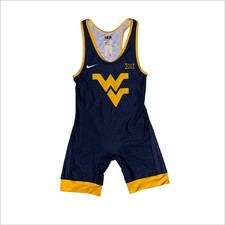 West Virginia Team Issued Wrestling Singlet, Adult Small