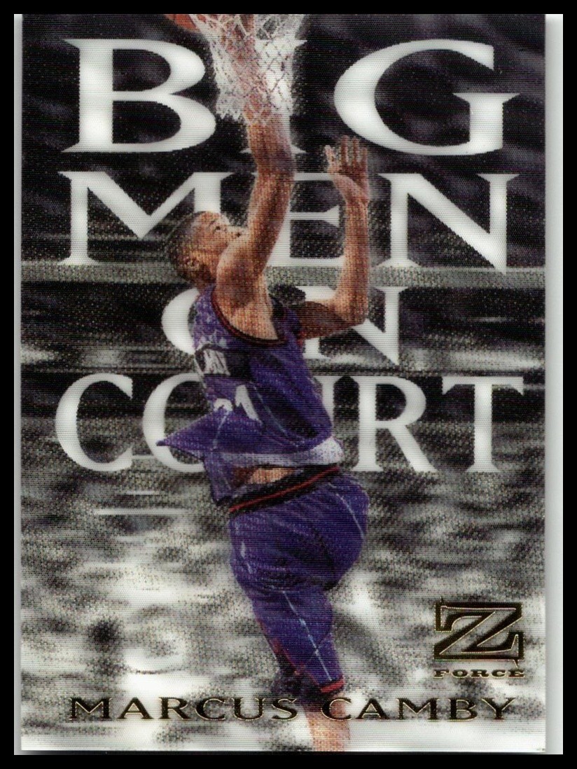 Marcus Camby 1997-98 SkyBox Z-Force Big-Men-on-Court #3 BMOC Toronto Raptors