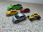 Bundle Job Lot of 5 Volkswagen Beetle/Buggy Toy Car Models Mattel Matchbox