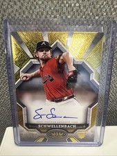 Spencer Schwellenbach 2025 Topps Tier One Breakout Auto 149/299 RC Braves