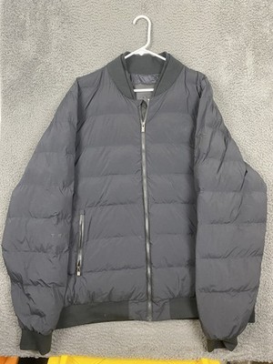 Tesla Employee Mens Insulated Puffer Jacket Black Bomber Size XXXL