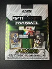 Leaf 2025 Optichrome Football Sealed Jumbo Hobby Box 15 Cards - 12 Autos, 3 Base