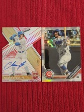 Chase Strumpf 2019 Elite Extra Edition Die-Cut Red Status Auto #26/75 ×2 Lot Cub