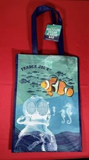 Trader Joe’s UNDERSEA DEEP OCEAN Shop Tote Bag, Divers, Jellyfish, Submarines!