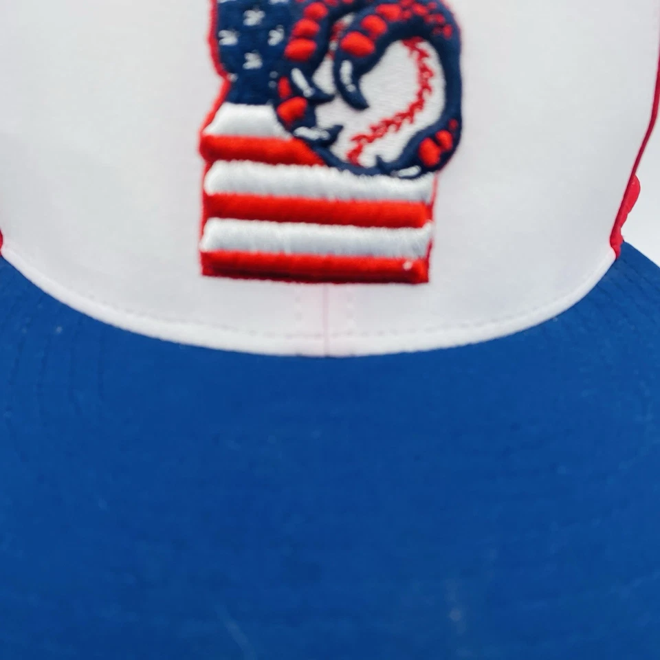 Boise Hawks MiLB Fitted Hat Size 7 7/8 Northwest League Zephyr Red White Blue - Image 2 of 4