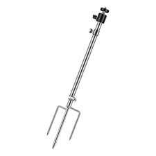 Trail Camera Ground Mount Stand Large 360  Adjustable 1/4-20 Stainless Steel