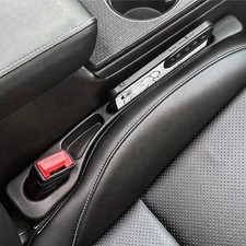 2pc Car Seat Gap Filler Organizer Pu Waterproof Car Seat Gap Plug Strip