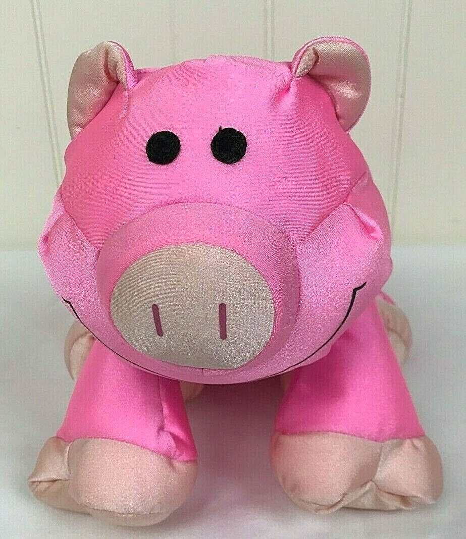 Moshi Microbead Pink Pig Plush Pillow with Styrofoam Beads Soft Stuffed Animal