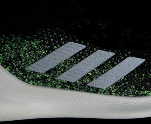 Adidas PureBounce+ F36686 Core Black Metallic Grey Green Men's Shoes UltraBoost  - Picture 6 of 9