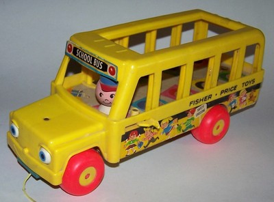 fisher price school bus 1965