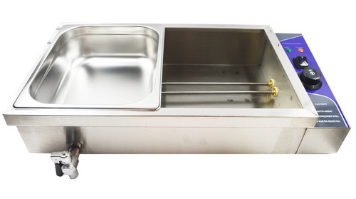Scaldavivande Buffet Commerciale 110V 2 Pentole Bain-Marie Buffet Vapore Tavolo 1,5kw - Foto 4 di 6