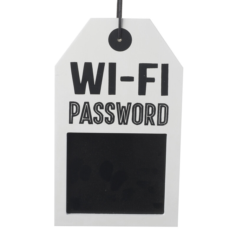 WI-FI Password Chalkboard