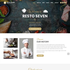 Cafeteria Website Design with Free VPS Web Hosting and Installation