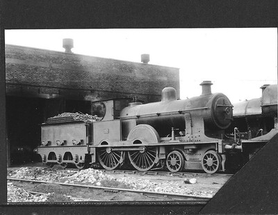 LMS / N.C.C. - 4-4-0 NO. 50 @ BELFAST - 1937 - IRISH RAIL PHOTO #1329