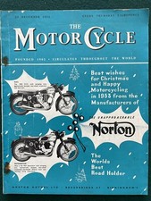The Motor Cycle Dec1952 Ariel 350 Road Test Turbomotor Early Rotary BSA AJS
