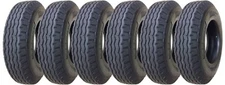 8-14.5 8x14.5 Trailer Tires Heavy Duty Highway 14PR LR G- 11067 Set 6