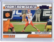 TREVOR LAWRENCE 2021 Contenders Draft Picks FRONT ROW SEATS PURPLE ROOKIE #1