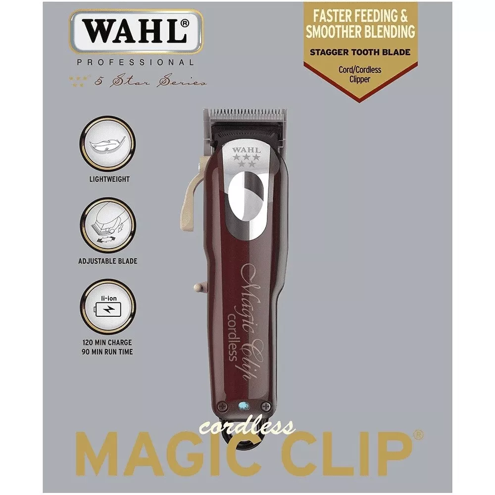 WAHL PROFESSIONAL 5 STAR MAGIC CLIP CORDLESS HAIR CLIPPER UK