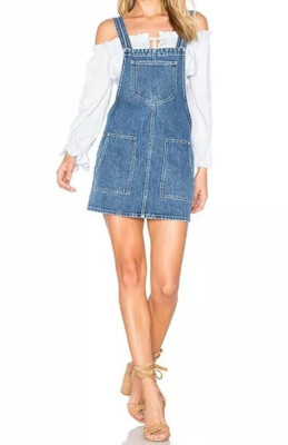 tularosa denim dress Blue Jumper Overall Style Size Xs Sleeveless Blazer Size:42 UK/US SALESCAT_CASUAL_SOCKS Skies more blue in
