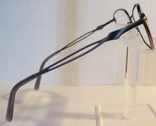 Women's Silver Metal Eyeglass Frame Only 54-18-135 - Picture 2 of 4