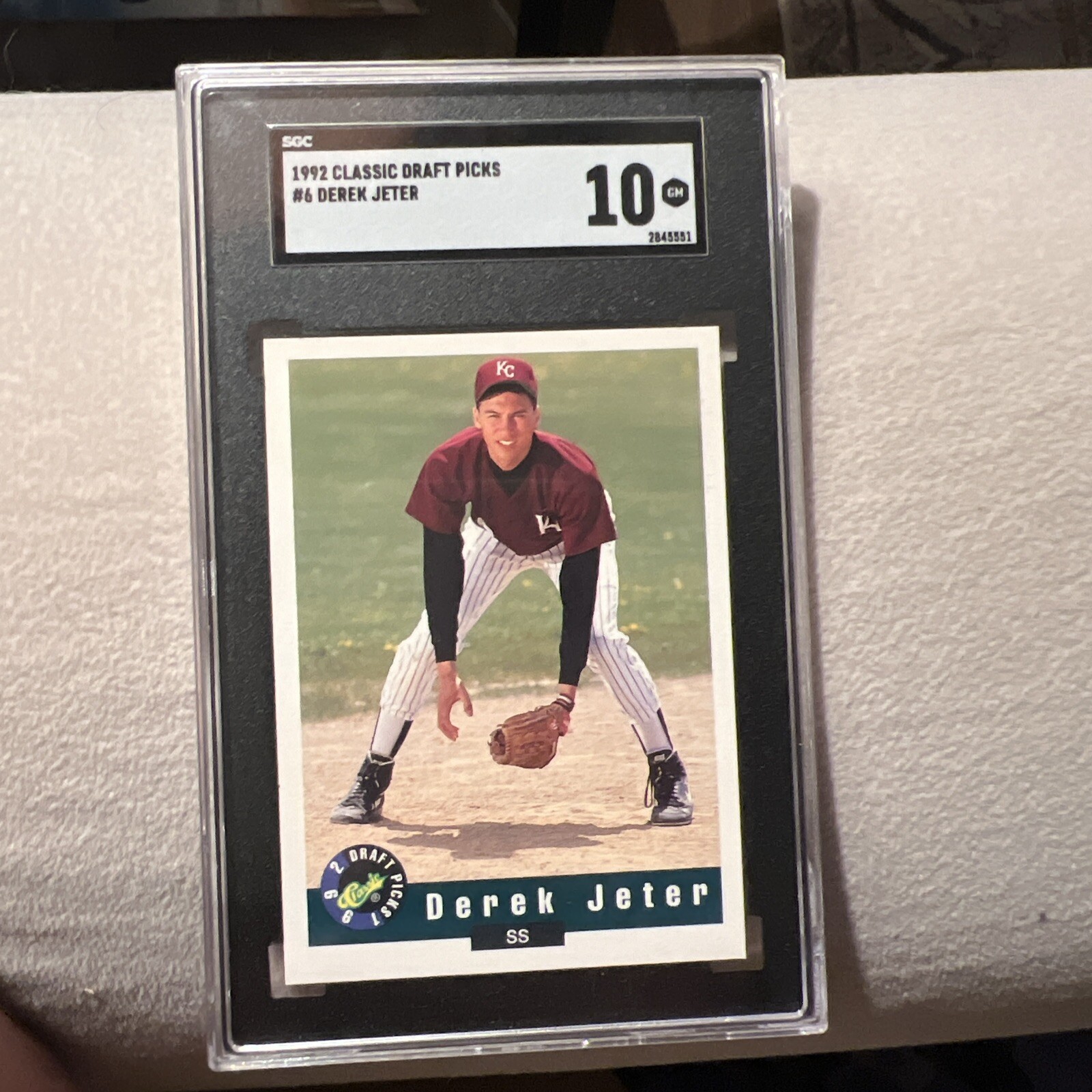 SGC 10 1992 Classic Draft Picks #6 Derek Jeter RC