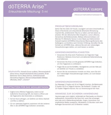 doTERRA Arise - Ätherisches Öl - 5 ml - NEU/OVP