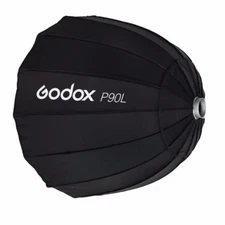 US Godox Portable P90L 90CM 35'' Deep Parabolic Softbox Bowens Mount Studio
