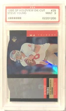 1995 Upper Deck SP Special FX Die Cut Holoview Steve Young #28 PSA MINT 9