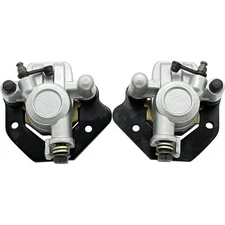 M MATI Front Left Right Brake Calipers & Pads Kawasaki Lakota 300 KEF300 Moja...
