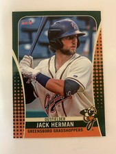 Jack Herman 2019 Greensboro Grass Hoppers Team Card