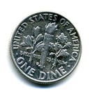 1962 D Roosevelt Dime US 10 Cent U.S America SILVER UNITED STATES 10c Coin #7826 — photo 2