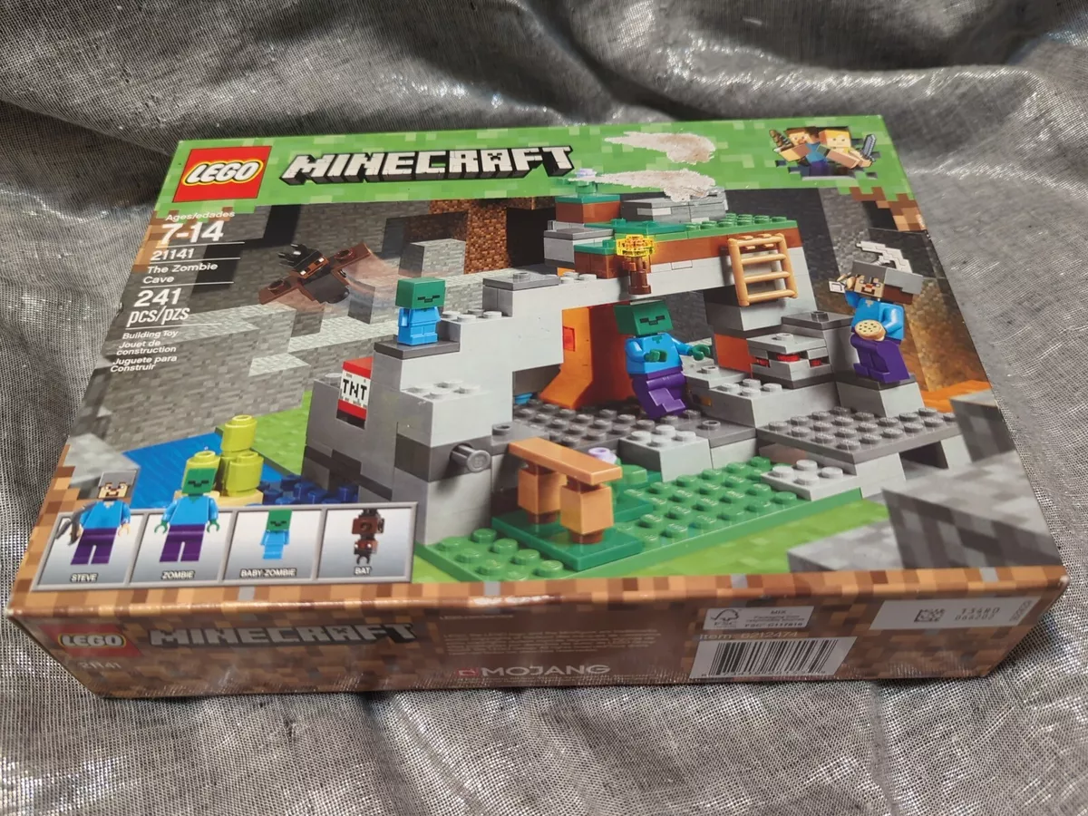 NEW Sealed LEGO Minecraft The Zombie Cave 21141 See Pics
