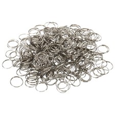 400Pcs Chandelier Split Rings Circular Ring Clips 12mm/0.5" OD Silver