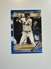 Tyler Fitzgerald Rc Sp #’d 69/150 1st Bowman Rookie