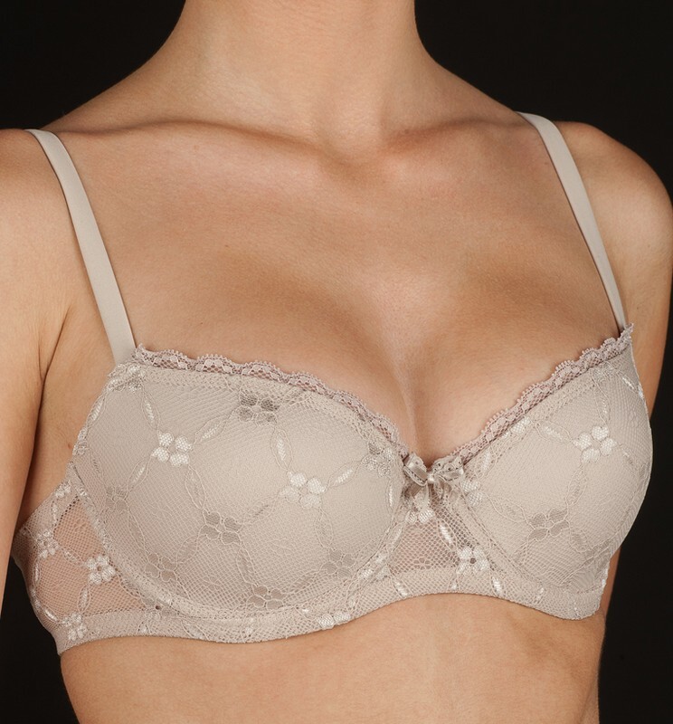 Soutien-gorge Push-up Selene 'Brigitte' Couleur Ivoire - Bonnet B, Tailles 85B à 105B - Neuf Avec étiquettes