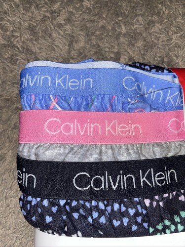 Girl's Calvin Klein 3 Pack Sleep Joggers Pants Blue Gray Pink Medium 10 - 12 - Picture 3 of 4