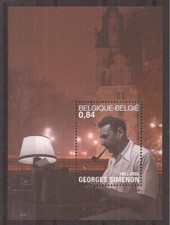 Belgium - Sheet - 2003 - COB BL103** - SCOTT 1955 - Georges Simenon - MNH -