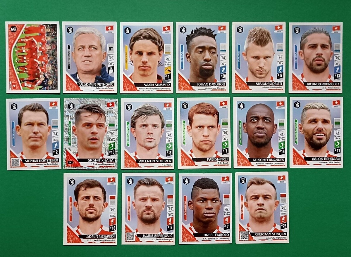 2018 3R Russia World Cup FIFA - E18 SWITZERLAND SOCCER TEAM Full